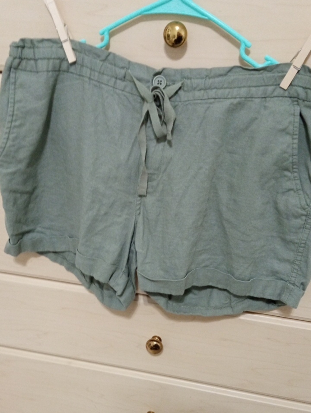 Women's Old Navy Army Green Hip Hugger Shorts